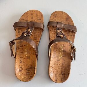 Vionic Women's Copper Embellished Sandals